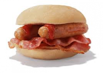 Bacon and Sausage Roll